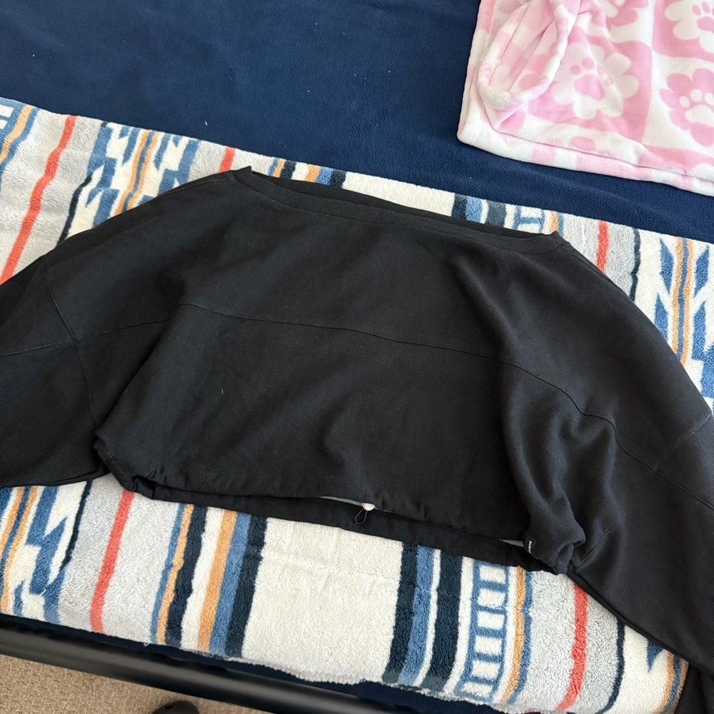 Prana Black Cropped Top